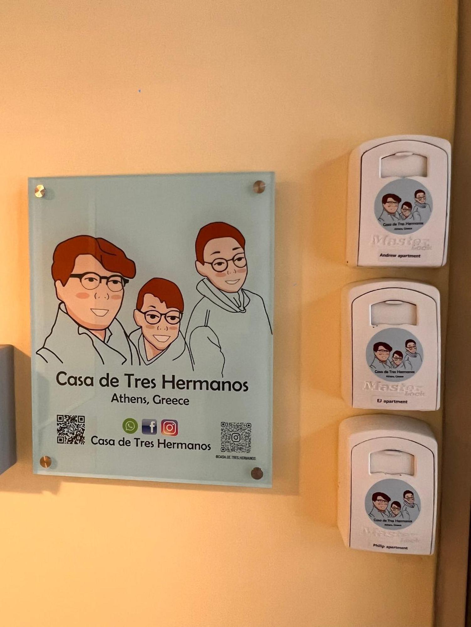 Casa De Tres Hermanos In The Heart Of Athén Kültér fotó